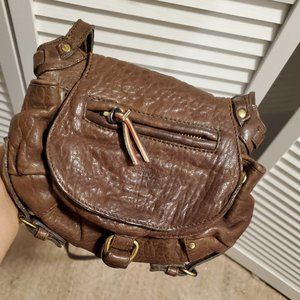 Jerome Dreyfuss Mini Twee Crossbody Bag in Khaki